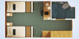 carnival breeze intérieure plan