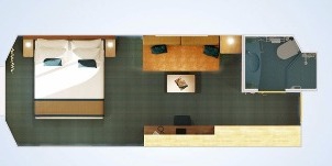 carnival breeze vue mer plan