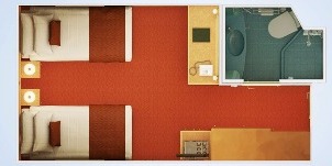 carnival dream intérieure plan 