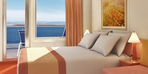 carnival freedom vers l'arrière poupe avec balcon étendu