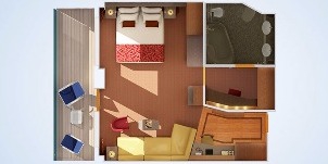 carnival splendor grand suite plan