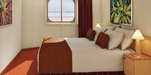 carnival splendor intérieure fenetre panoramique avec vue passerelle