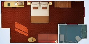 carnival splendor vue mer cloud 9 spa vue passerelle plan