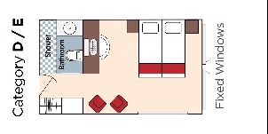 Croisière AMA AmaWaterways AmaMagna E Fenêtre Fixes plan