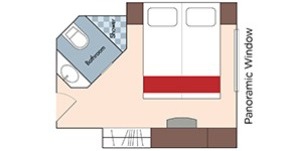 Croisière AMA AmaWaterways AmaVida Balcon Extérieur Catégorie E plan