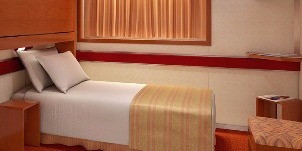Croisière CCL Carnival Elation intérieure couchette supérieure inférieure cabine