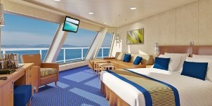 Croisière CCL Carnival Glory vue mer grand panoramique