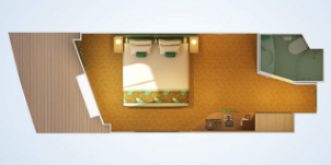 Carnival Horizon Cloud 9 spa vue mer (vue de la passerelle)