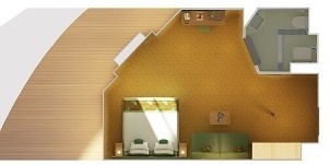 Carnival Horizon Cloud 9 spa vue mer (vue de la passerelle)