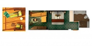 Carnival Horizon Havana Cabana Suite