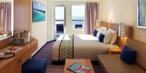 Carnival Horizon Vue arrière (poupe) avec balcon étendu