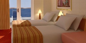 Croisière CCL Carnival Legend Cabine Balcon Étendu