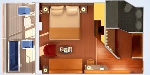 Croisière CCL Carnival Legend Cabine Suite Océan