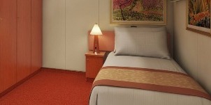 Croisière CCL Carnival Liberty intérieure couchette supérieure inférieure 