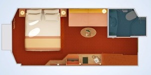 Croisière CCL Carnival Liberty vue mer