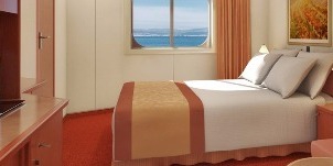 Croisière CCL Carnival Liberty vue mer obstruée