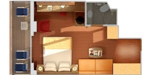 Croisière Ccl Carnival Miracle Cabine Balcon Premium Vue Obstruée