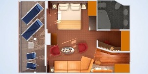 Croisière Ccl Carnival Miracle Cabine Grand Suite