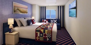 Croisiere ccl Carnival Panorama Family Harbor vue mer (obstruée)