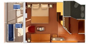 Croisière CCl Carnival Spirit Cabine suite océan