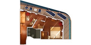 Croisière CCl Carnival Spirit Cabine suite vista