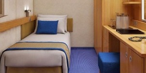 Croisière CCL Carnival Sunshine Cabine Intérieure Couchette Supérieure Inférieure