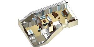 Croisière CEL Celebrity Eclipse Suite Penthouse Plan