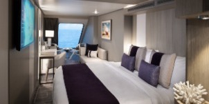 Croisière CEL Celebrity Edge Cabine de luxe vue mer