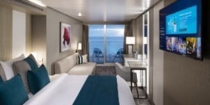 Croisière CEL Celebrity Edge Cabine Sunset avec véranda