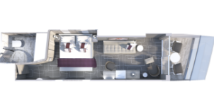 Croisière CEL Celebrity Edge Cabine Sunset avec Véranda