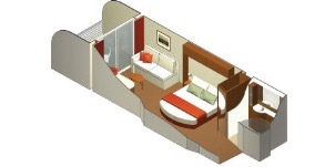 Croisière CEL Celebrity Equinox Classe Concierge plan