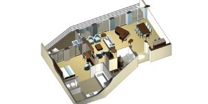 Croisière CEL Celebrity Reflection Suite Penthouse plan