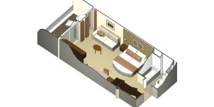 Croisière CEL Celebrity Silhouette Suite Sky plan