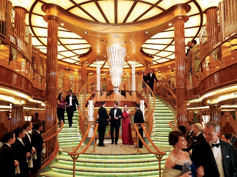 Croisière Cunard Queen Elizabeth Restaurant Britannia