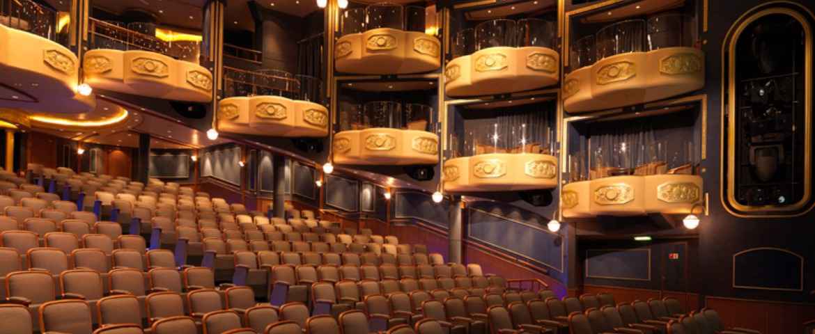 Croisière Cunard Queen Elizabeth Théâtre Royal Court 