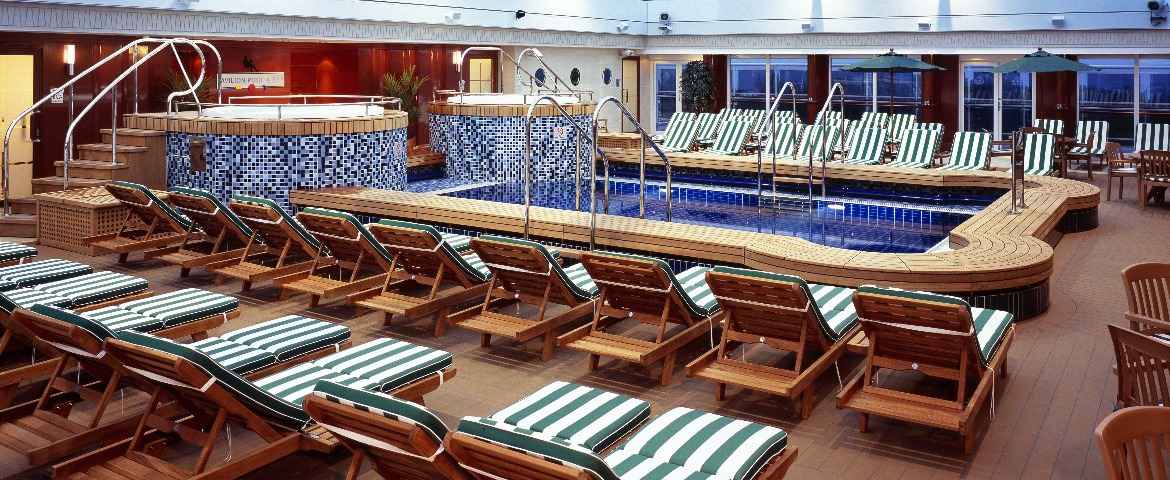 Croisière Cunard Queen Mary 2 Piscine