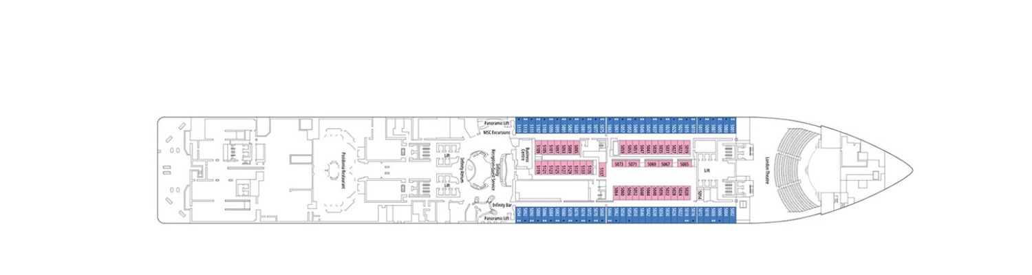 Croisière MSC Bellissima pont 5 Colosseo