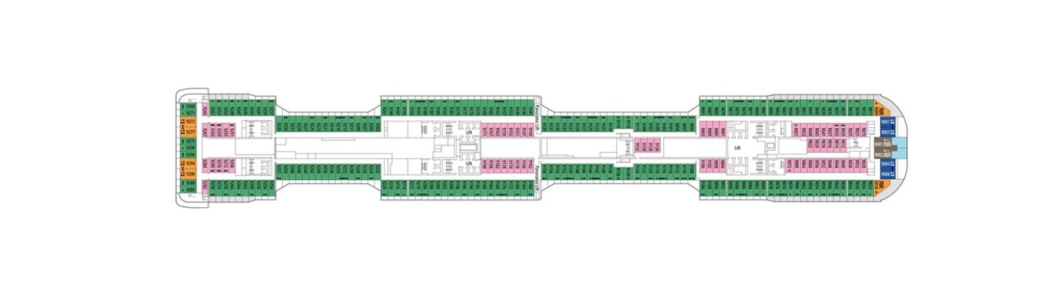 Croisière MSC Bellissima pont 9 Alhambra
