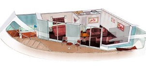 Croisière MSC Grandiosa Suite avec balcon en angle