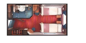 Croisière NCL Norwegian Cruise Line Jade Vue mer obstruée plan