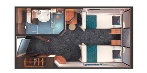 Croisière NCL Norwegian Cruise Line Pearl Intérieure plan