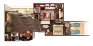 croisière NCL Norwegian Dawn suite deluxe du proprietaire deux balcons