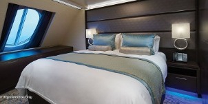 Croisière NCL Norwegian Encore The  Haven penthouse face à l’avant (proue) avec balcon