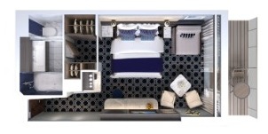 Croisière NCL Norwegian Encore The Haven Penthouse sur cour avec balcon