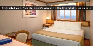 Croisière PCL Princess Diamond Premium Adaptée Vue Mer Obstruée