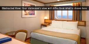 Croisière PCL Princess Emerald Adaptée Avec Vue Mer Obstruée