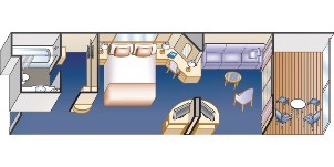 Croisière PCL Princess Island Mini-Suite Classe Club Plan