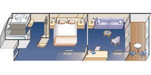 Croisière PCL Princess Majestic mini-suite premium