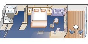 Croisière PCL Princess Majestic premium de luxe avec balcon