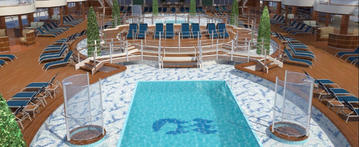 Croisière PCL Princess Majestic piscine